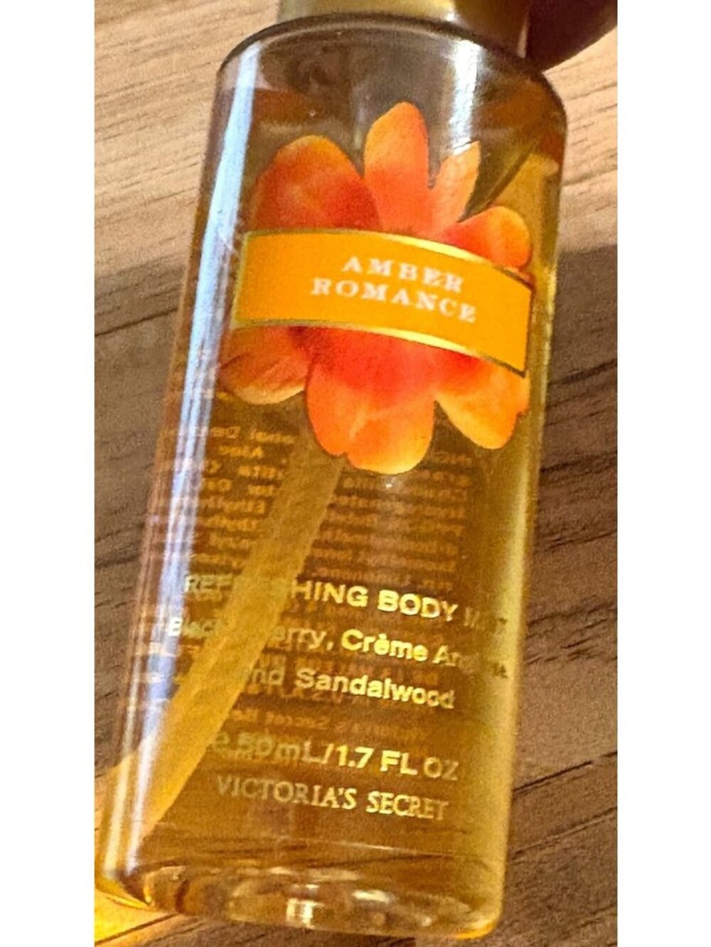Amber Romance Refreshing Body Mist By Victorias Secret 1.7 Fl Oz New
